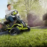 Akku-Rasentraktor RYOBI RM480E · 96 cm Schnittbreite