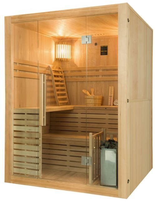 media-30.jpeg Finnische Sauna Sense für 4 Personen 150 × 200 × 150 cm – Bild 1