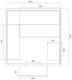 Sauna Finnische Gaia Nova 205 × 220 × 205 cm – Bild 14