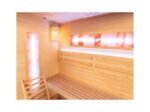 Wellnessraum für Ihr Zuhause: Finnische Sauna mit elegantem Design und therapeutischem Nutzen, mit LED-Beleuchtung – Bild 6