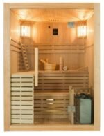 Finnische Sauna Sense für 4 Personen 150 × 200 × 150 cm – Bild 3