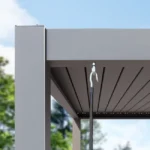 PRIMEYARD Pergola 3 × 6 m mit Aluminium-Pfosten und Aluminium-Lamellendach, Gartenpavillon in Grau – Bild 5
