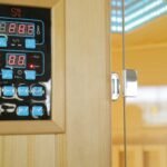 Infrarotsauna mit Carbon- und Vollspektralstrahlern Vertical Black 2450 W, 3 Sitzplätze – SNÖ – Bild 15