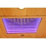 Infrarotsauna mit Carbon- und Vollspektralstrahlern Vertical Black 2450 W, 3 Sitzplätze – SNÖ – Bild 22