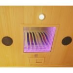 Infrarotsauna mit Carbon- und Vollspektralstrahlern Vertical Black 2450 W, 3 Sitzplätze – SNÖ – Bild 6