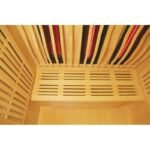 Infrarotsauna mit Carbon- und Vollspektralstrahlern Vertical Black 2450 W, 3 Sitzplätze – SNÖ – Bild 7