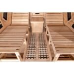 Infrarotsauna LOUNGE für 2 Personen mit Carbon- und Keramikpaneelen 3300 W – Snö – Bild 5