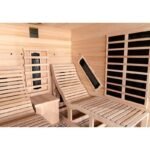 Infrarotsauna LOUNGE für 2 Personen mit Carbon- und Keramikpaneelen 3300 W – Snö – Bild 6