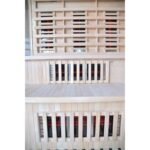 Hybridsauna LUXE für 5 Personen mit Infrarot 3500 W + SAWO-Ofen 9000 W – SNÖ – Bild 23