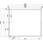 Hybridsauna LUXE für 3 Personen mit Infrarot 2800 W + SAWO-Ofen 6000 W – SNÖ – Bild 4