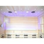 Hybridsauna LUXE für 3 Personen mit Infrarot 2800 W + SAWO-Ofen 6000 W – SNÖ – Bild 17