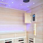 Hybridsauna LUXE für 3 Personen mit Infrarot 2800 W + SAWO-Ofen 6000 W – SNÖ – Bild 20